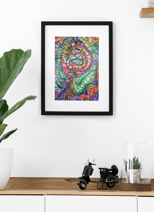 Transcendent Realms And Vibrant Spirituality on the Poster - Poster - JumpingDots