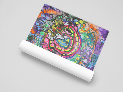 Transcendent Realms And Vibrant Spirituality on the Poster - Poster - JumpingDots