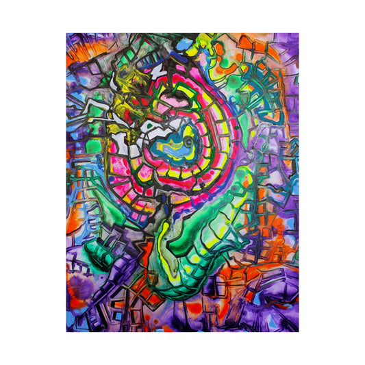 Transcendent Realms And Vibrant Spirituality on the Poster - Poster - JumpingDots