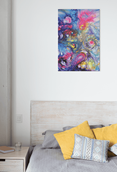 Ethereal Burst of Soul Energy on the Poster - Poster - JumpingDots