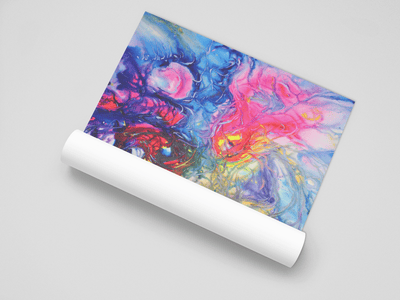 Ethereal Burst of Soul Energy on the Poster - Poster - JumpingDots