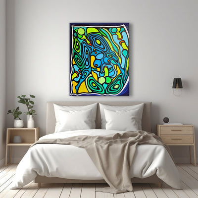 Gaia and Uranus - A Mystical Odyssey on Canvas - Canvas - JumpingDots