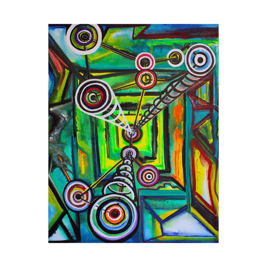 Time Travel Journey on the Poster - Poster - JumpingDots