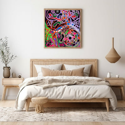 Child's Footsteps- A Spiritual Journey on Canvas - Canvas - JumpingDots
