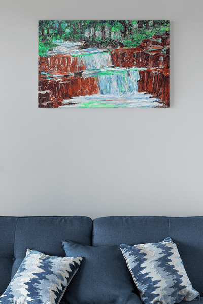 A Vibrant Nature at Bear Falls on the Poster - Poster - JumpingDots