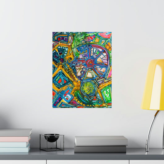 A Futuristic Robotic Symphony on the Poster - Poster - JumpingDots