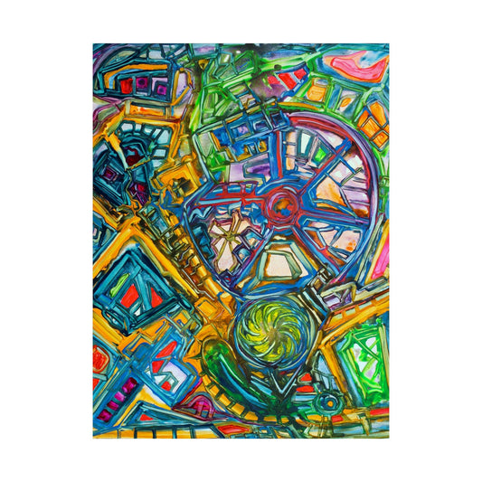 A Futuristic Robotic Symphony on the Poster - Poster - JumpingDots