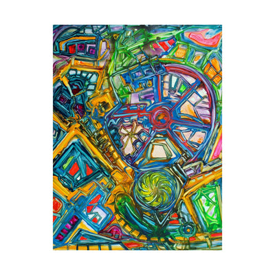 A Futuristic Robotic Symphony on the Poster - Poster - JumpingDots