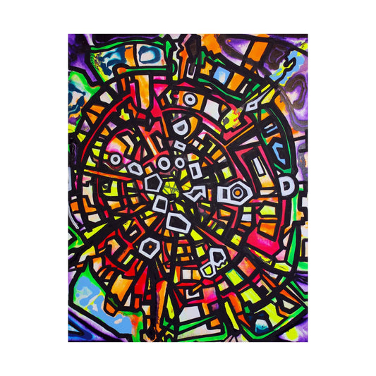 Abstract Mineral Symphony on the Poster - Poster - JumpingDots