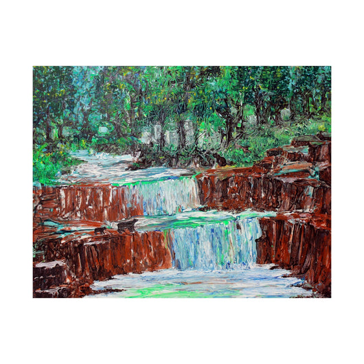 A Vibrant Nature at Bear Falls on the Poster - Poster - JumpingDots