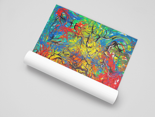 Enigmatic Dreams Of Post-Modern Mythology on the Poster - Poster - JumpingDots