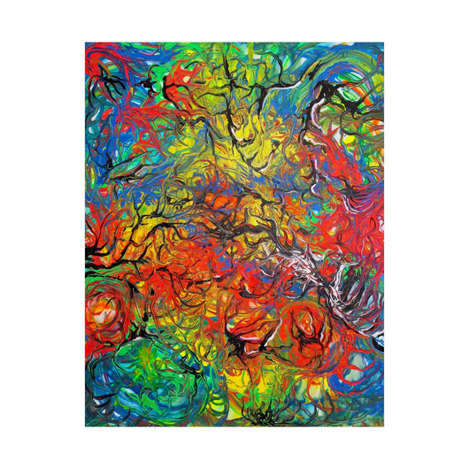 Enigmatic Dreams Of Post-Modern Mythology on the Poster - Poster - JumpingDots