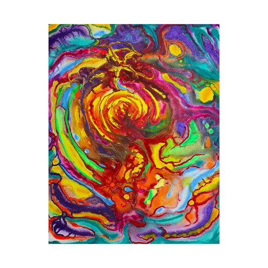 A Colorful Journey through the Solar System on the Poster - Poster - JumpingDots