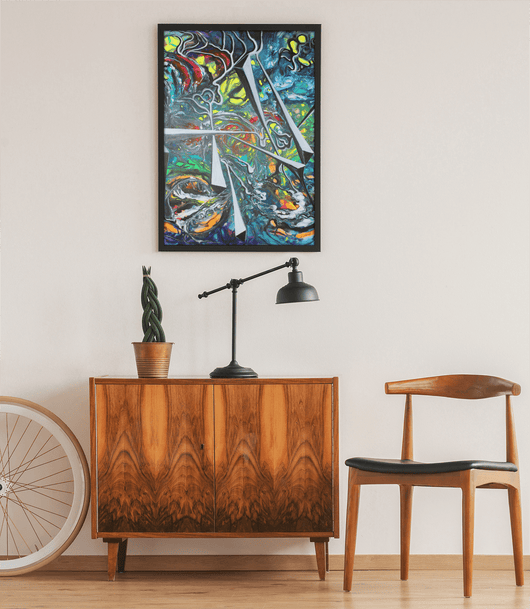 Life Spindles- A Sacred Geometry Masterpiece on the Poster - Poster - JumpingDots