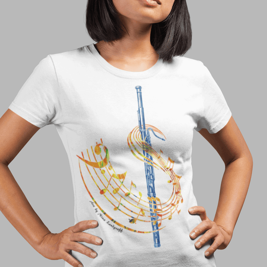 Bassoon Musical Instrument T-Shirt - T-Shirt - JumpingDots