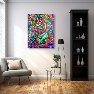 Transcendent Realms And Vibrant Spirituality On Canvas - Canvas - JumpingDots