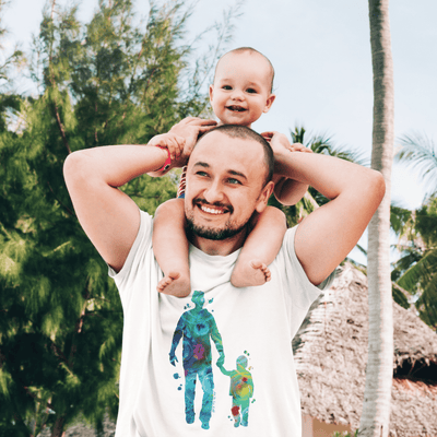 Heartwarming Father and Child T-Shirt - T-Shirt - JumpingDots