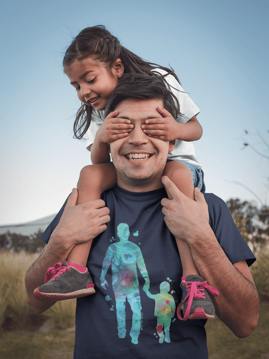 Heartwarming Father and Child T-Shirt - T-Shirt - JumpingDots
