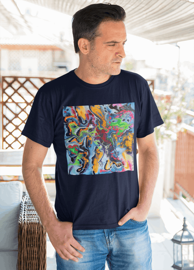 Abstract Non-Figurative Art T-Shirt - T-Shirt - JumpingDots