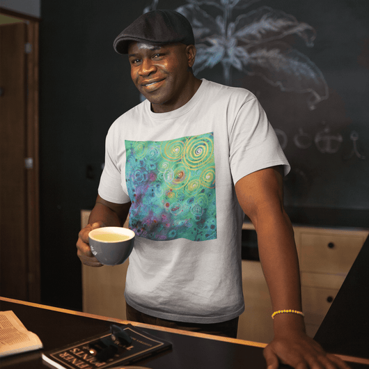 Thought Spirals Art T-Shirt - T-Shirt - JumpingDots