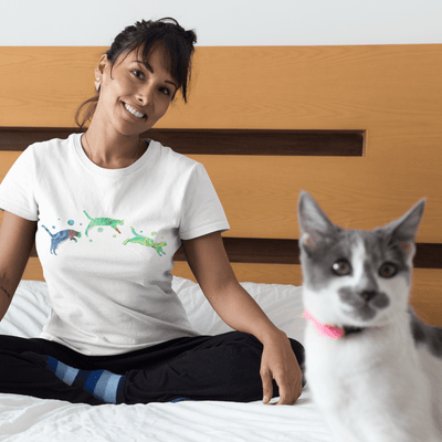 Jumping Cats T-Shirt - T-Shirt - JumpingDots