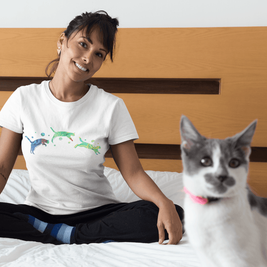 Jumping Cats T-Shirt - T-Shirt - JumpingDots