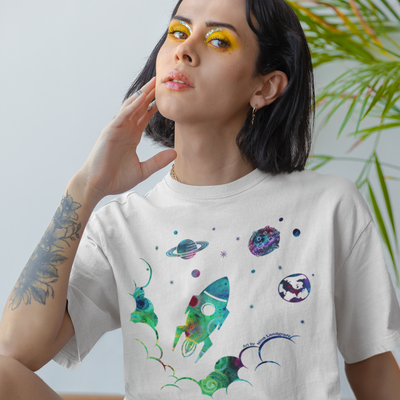 Rocket and Planets T-Shirt