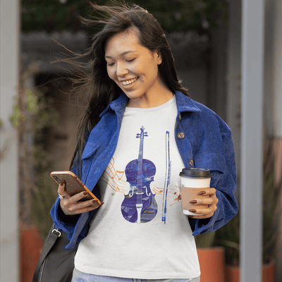 Violin T-Shirt - T-Shirt - JumpingDots