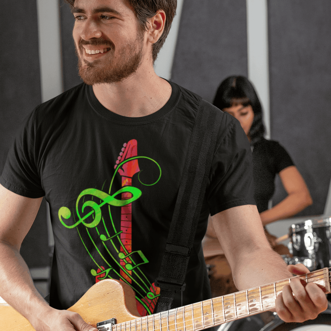 Electric Rock Guitar T-Shirt - T-Shirt - JumpingDots