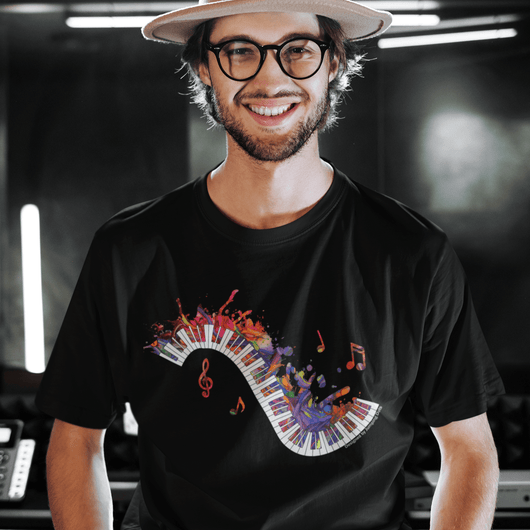 Piano Keys T-Shirt - T-Shirt - JumpingDots