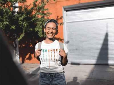 Motivational Teacher T-Shirt - T-Shirt - JumpingDots
