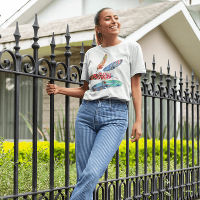 Feathers T-Shirt - T-Shirt - JumpingDots