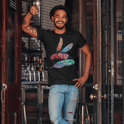 Feathers T-Shirt - T-Shirt - JumpingDots