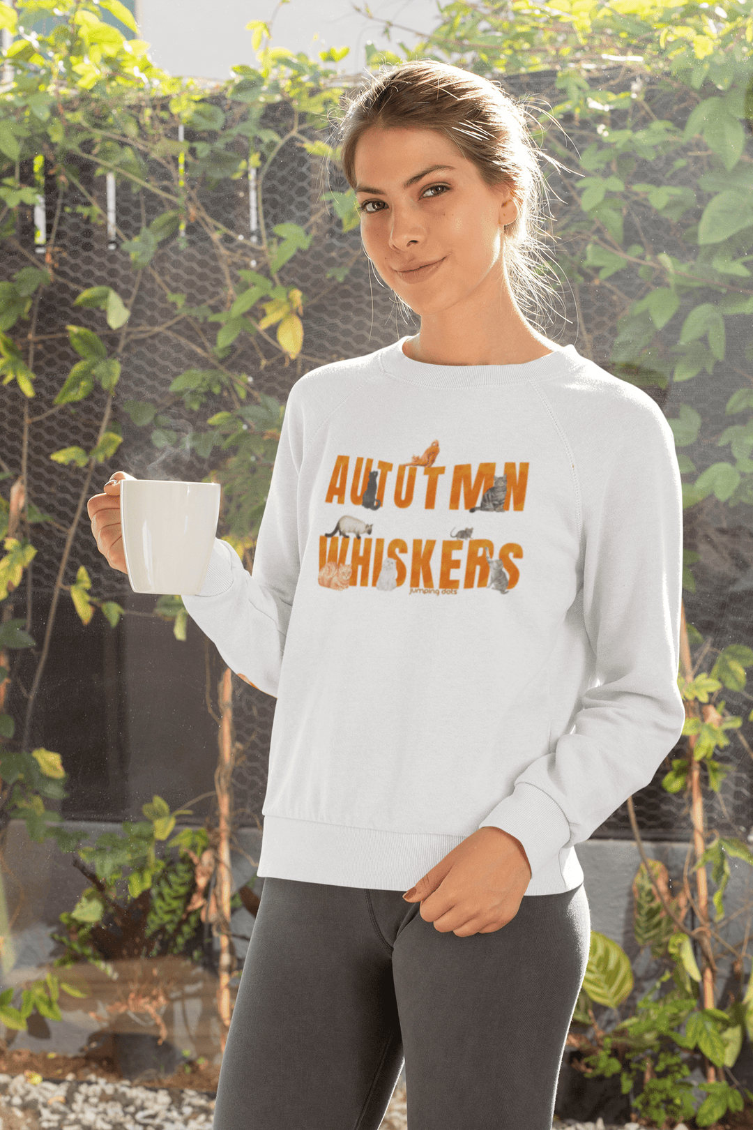 Autumn Whiskers Unisex Sweatshirt - Sweatshirt - JumpingDots