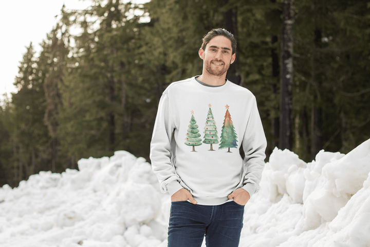 Festive Christmas Tree Unisex Sweatshirt - Sweatshirt - JumpingDots
