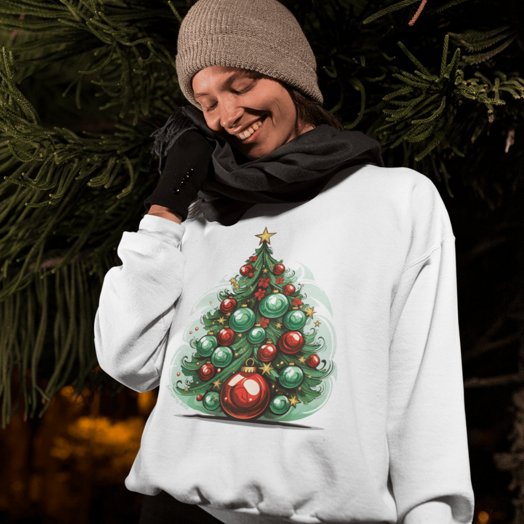 Charming Christmas Tree Unisex Sweatshirt - Sweatshirt - JumpingDots