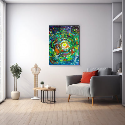 Spiritual Abstract Artwork On Canvas - Canvas - JumpingDots