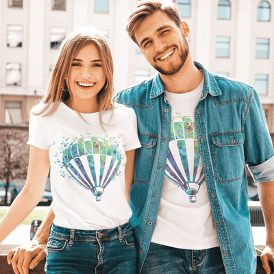 Hot Air Balloon T-Shirt - T-Shirt - JumpingDots