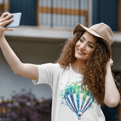 Hot Air Balloon T-Shirt - T-Shirt - JumpingDots