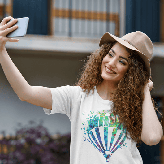 Hot Air Balloon T-Shirt - T-Shirt - JumpingDots