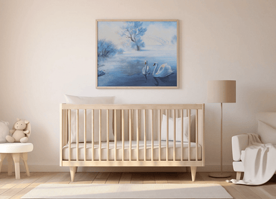 Swans on the Poster - Poster - JumpingDots