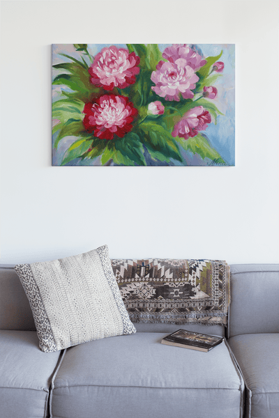 Flowers on the Poster - Poster - JumpingDots