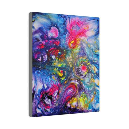Ethereal Burst of Soul Energy Abstract Art on Canvas - Canvas - JumpingDots