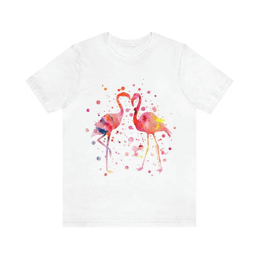 Flamingo Love Shirt - T-Shirt - JumpingDots