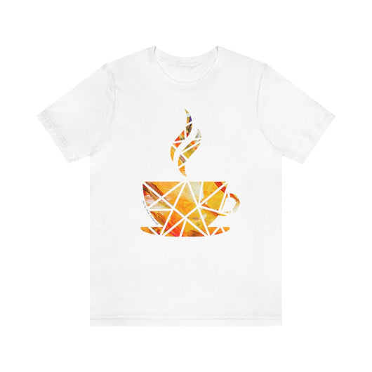 Geometric Cup of Coffee T-Shirt - T-Shirt - JumpingDots