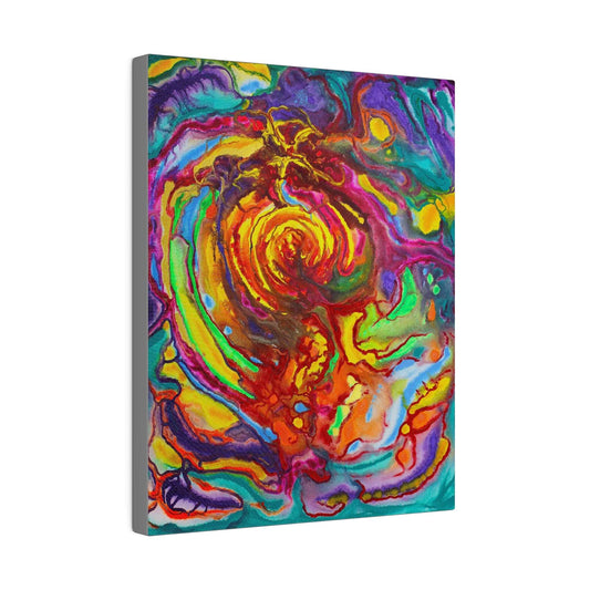 A Colorful Journey through the Solar System on Canvas 
