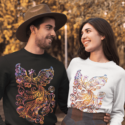 Phoenix Firebird Unisex Sweatshirt - Sweatshirt - JumpingDots