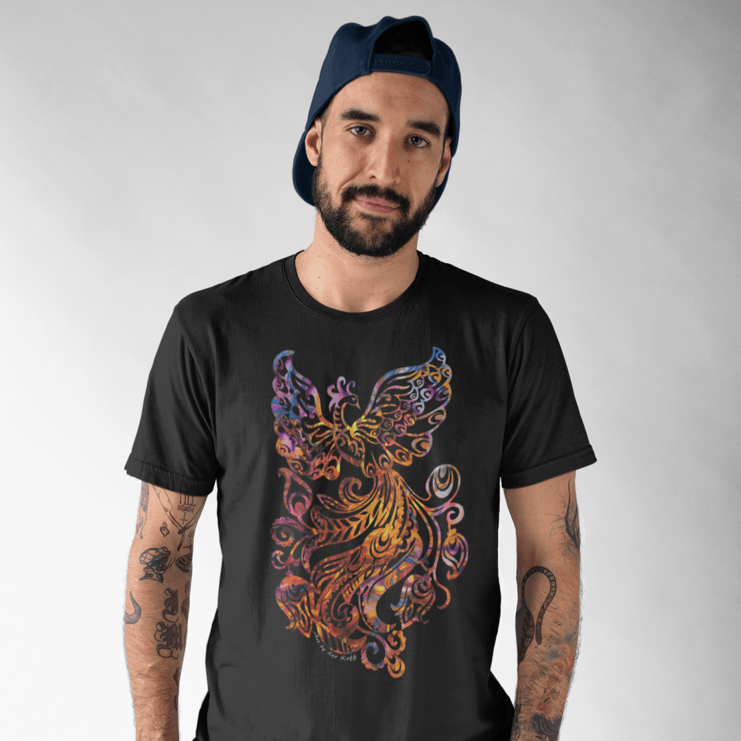 Phoenix Mythology Firebird T-Shirt - T-Shirt - JumpingDots