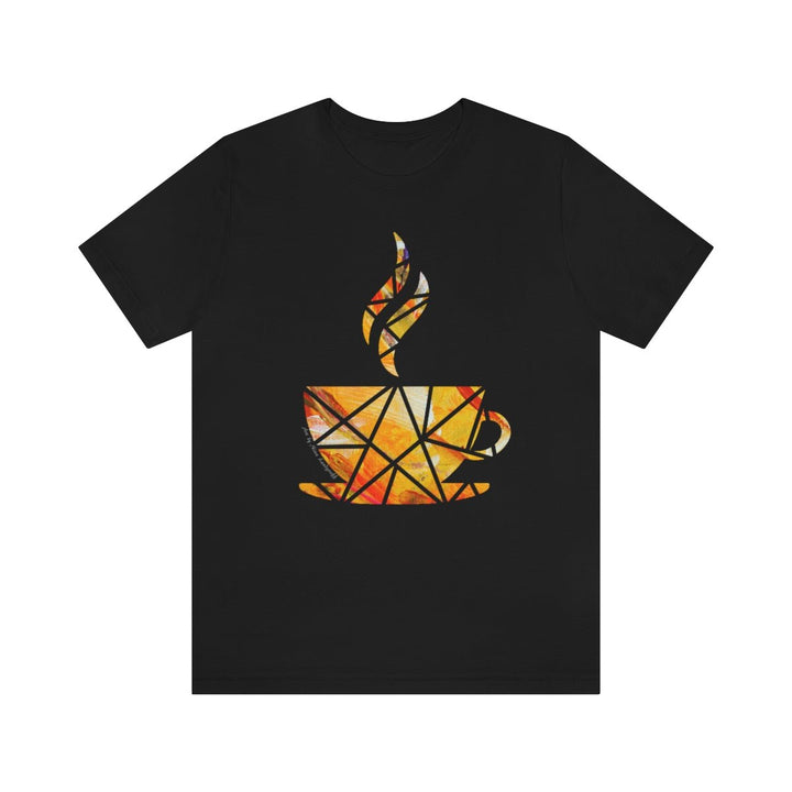 Geometric Cup of Coffee T-Shirt - T-Shirt - JumpingDots