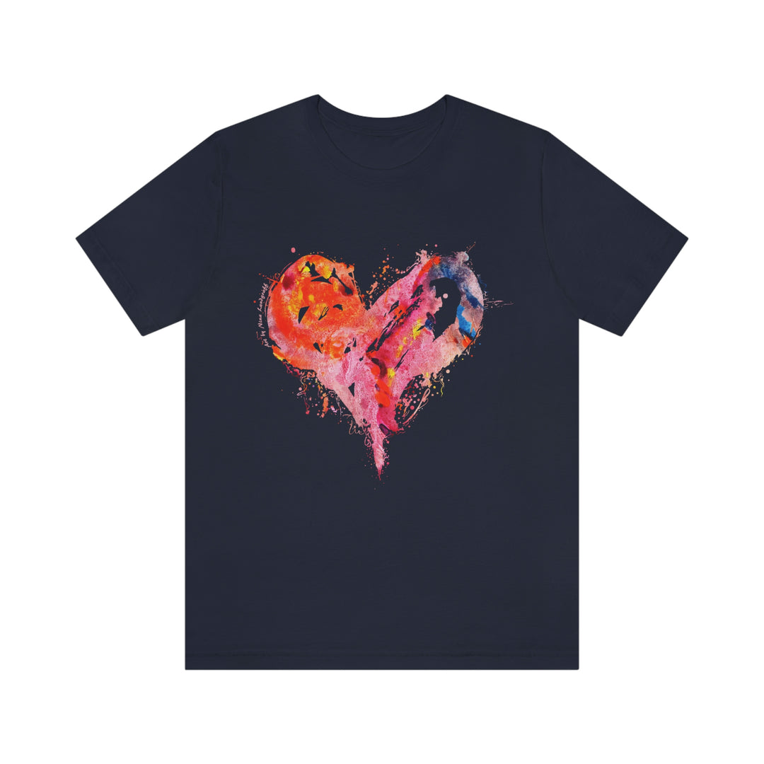 Abstract Heart Art Shirt - T-Shirt - JumpingDots